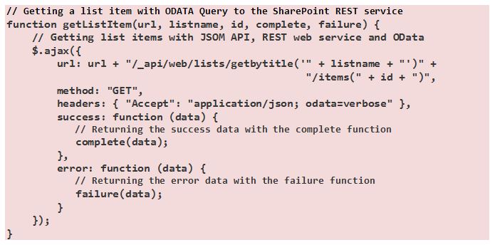 CSOM JSOM API Examples